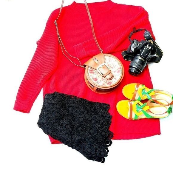 Mixed Blues Sweater Top - Picture 2 of 7